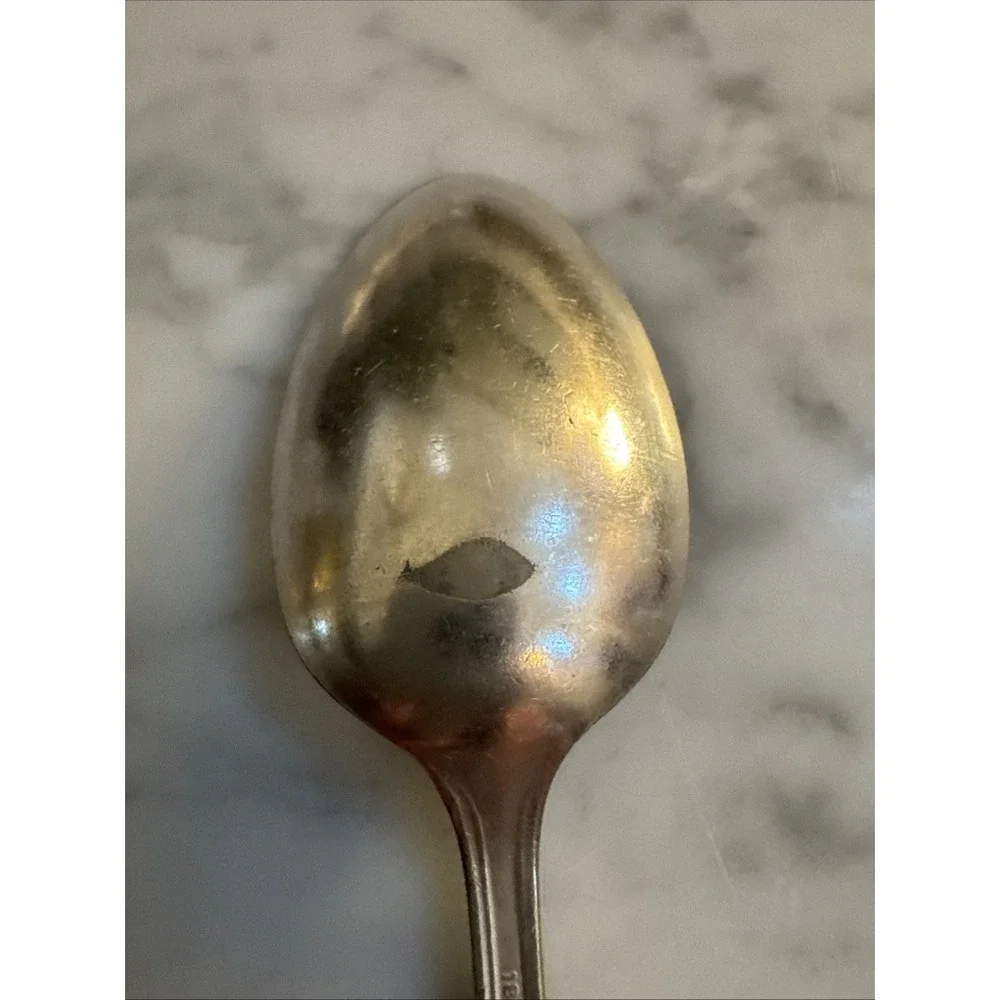 1847 Rogers Bros ANNIVERSARY International Silver Plate Flatware Serving Spoon-2